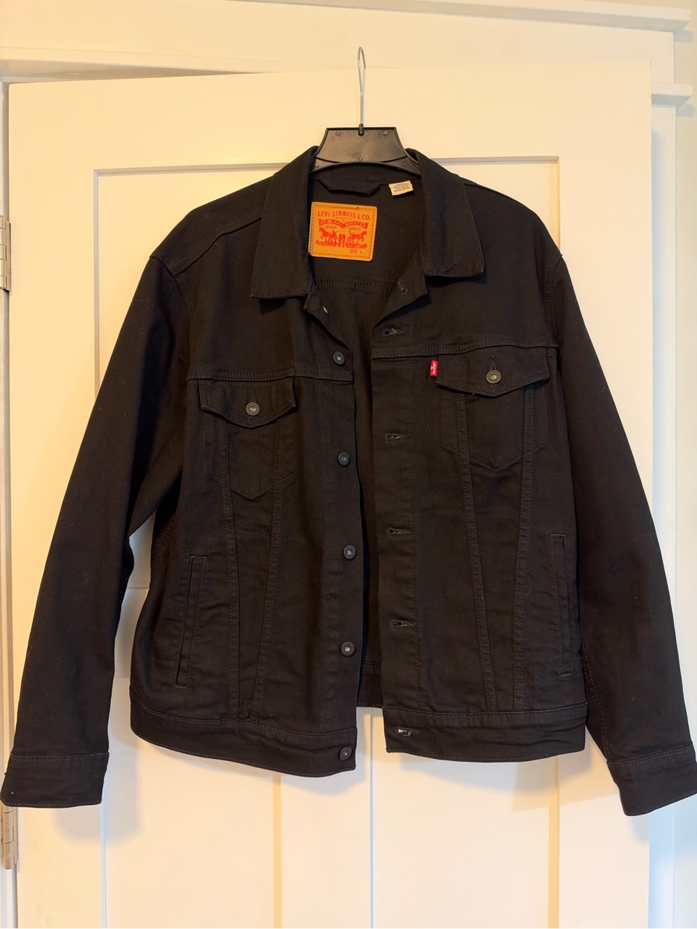Levi's Black Denim Trucker Jacket - Men's Classic Style